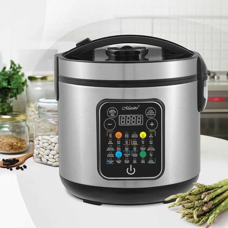 Maestro MR-794 multi cooker 5 L 900 W Juodas, Satin steel