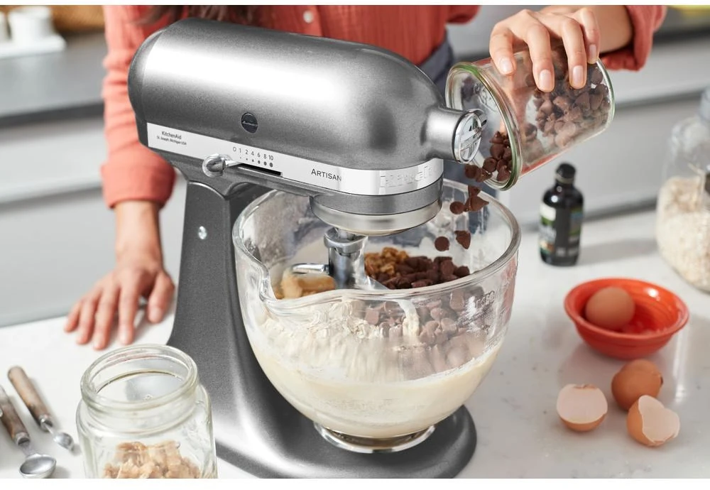 KitchenAid ARTISAN 5KSM185PS Stand mixer 300 W Sidabrinis