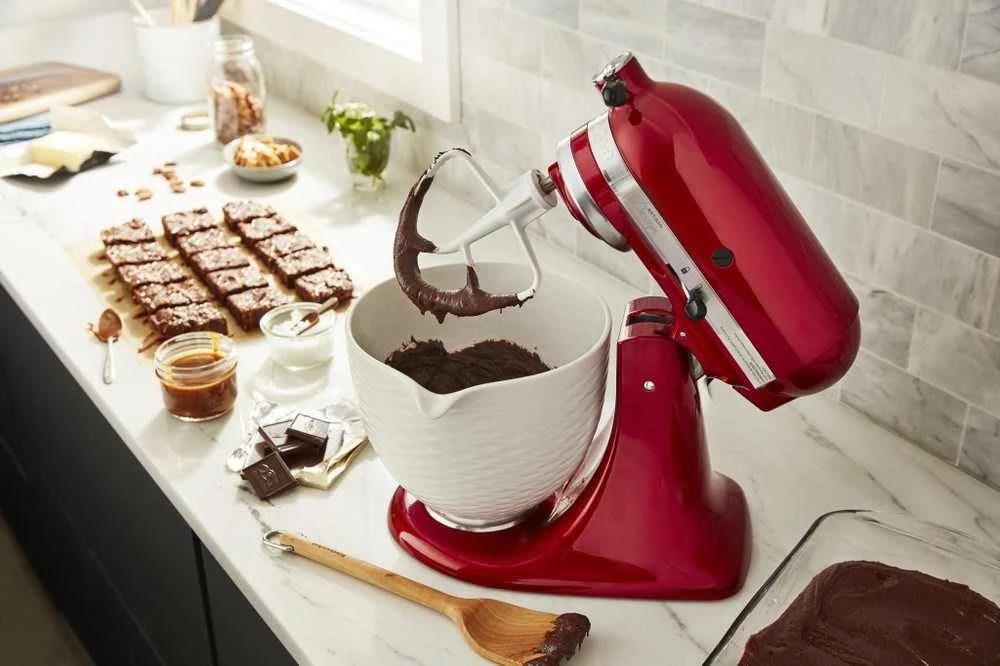 Virtuvinis kombainas KITCHENAID 5KSM175PSECA Artisan Elegance, Raudonos spalvos