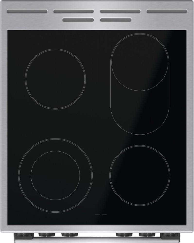 Gorenje | Viryklė | GECS5C70XA | Kaitlentės tipas Vitrokeraminė | Orkaitės tipas Elektrinė | Nerūdijantis plienas | Plotis 50 cm | Gylis 59,4 cm | Griliavimas | LED | Energijos efektyvumo klasė A | 70 L