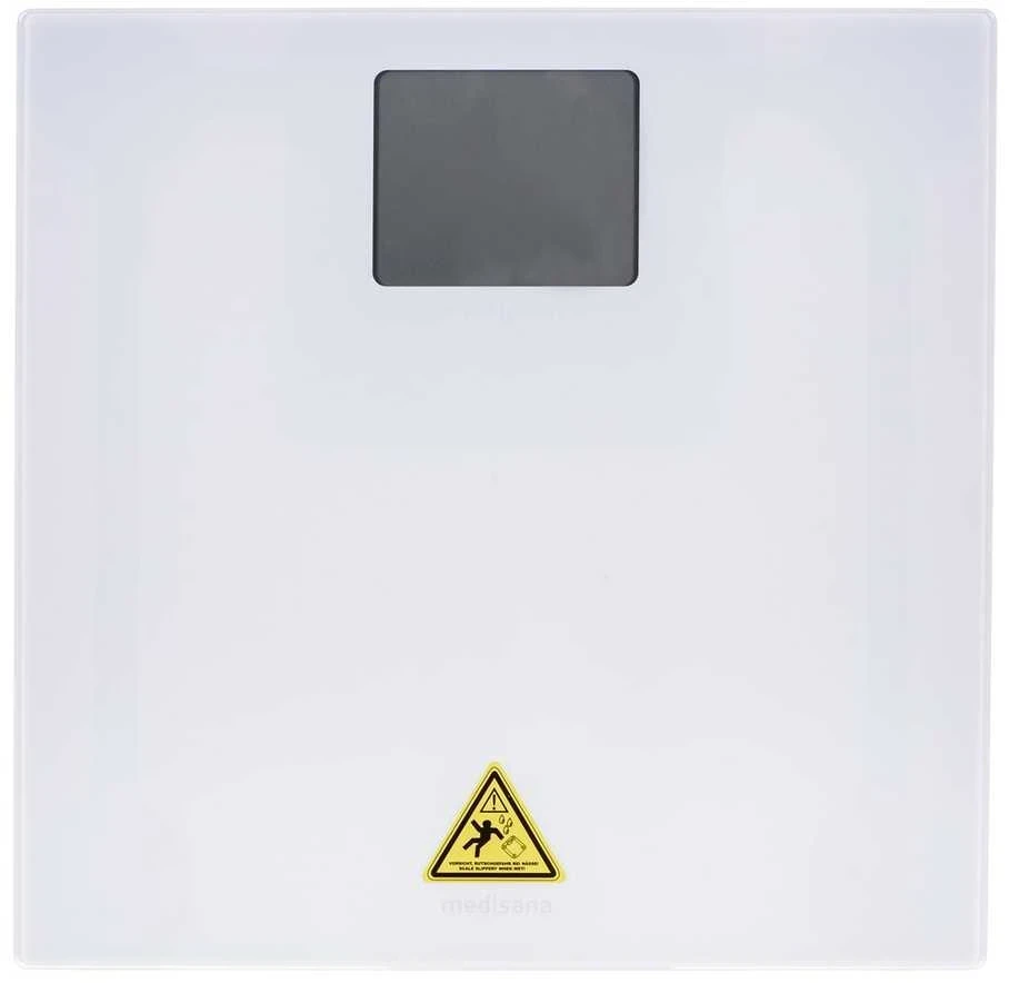 Medisana PS 470 XL vonios svarstyklės iki 250 kg | Perkrovos indikatorius | Baltos