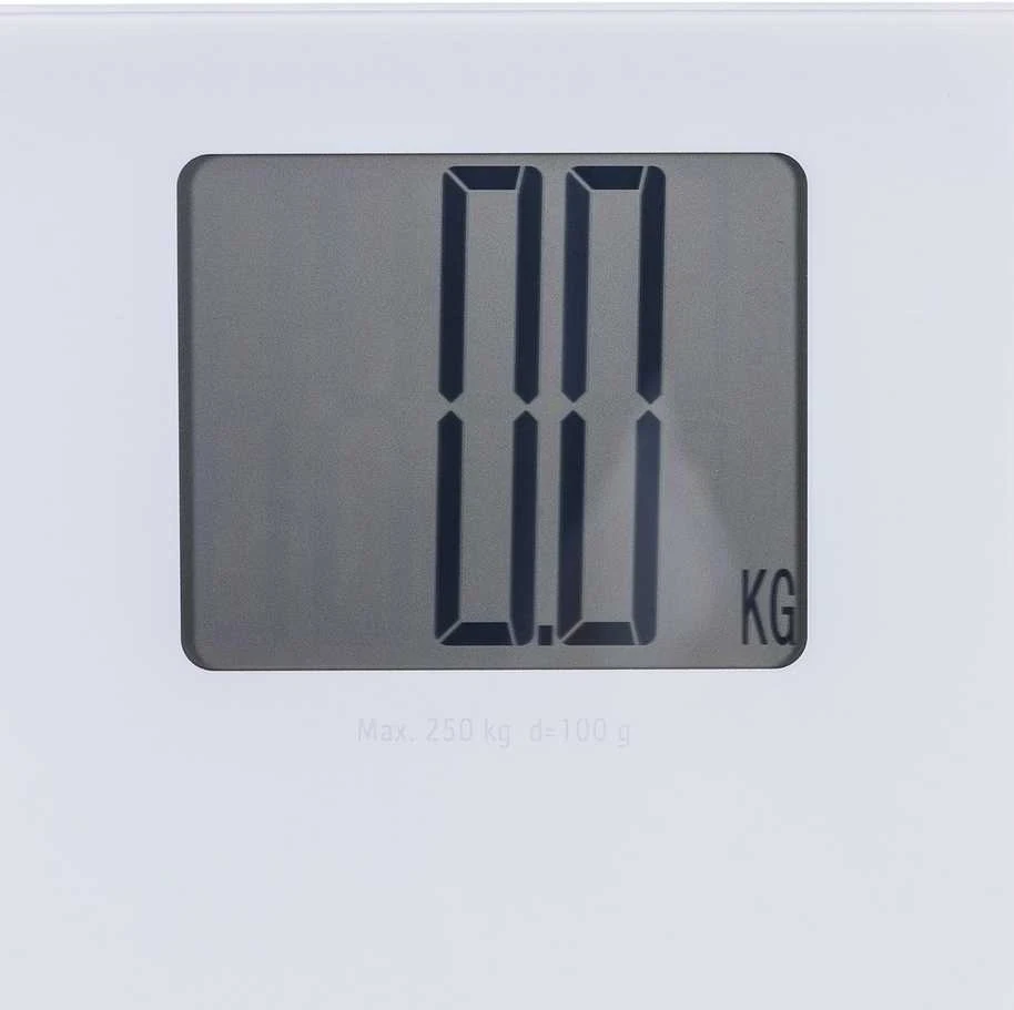 Medisana PS 470 XL vonios svarstyklės iki 250 kg | Perkrovos indikatorius | Baltos