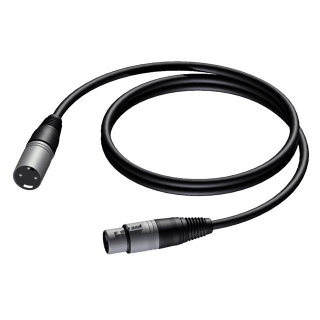 Procab XLR – XLR kabelis 1,5 m juodas (PRA901 / 1,5)
