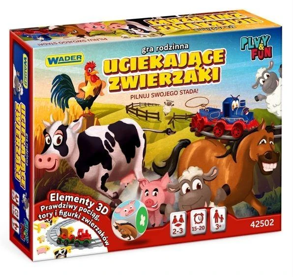 Wader Stalo žaidimas "Running animals", nuo 3 metų