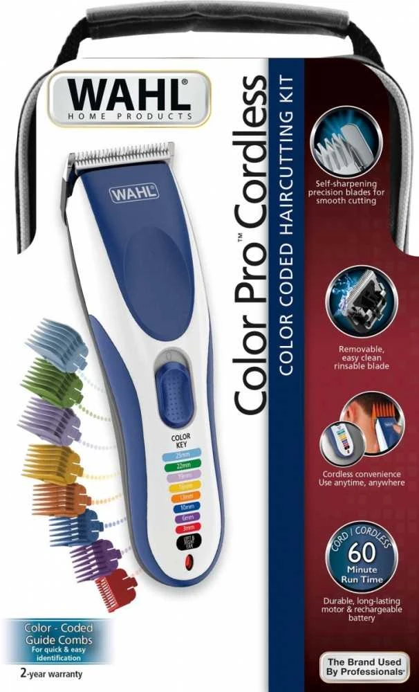 Barzdaskutė Wahl Plaukų kirpimo mašinėlė color pro cordless 09649-016