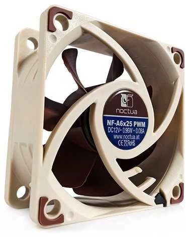 Noctua 60mm nf-a6x25 pwm ventiliatorius