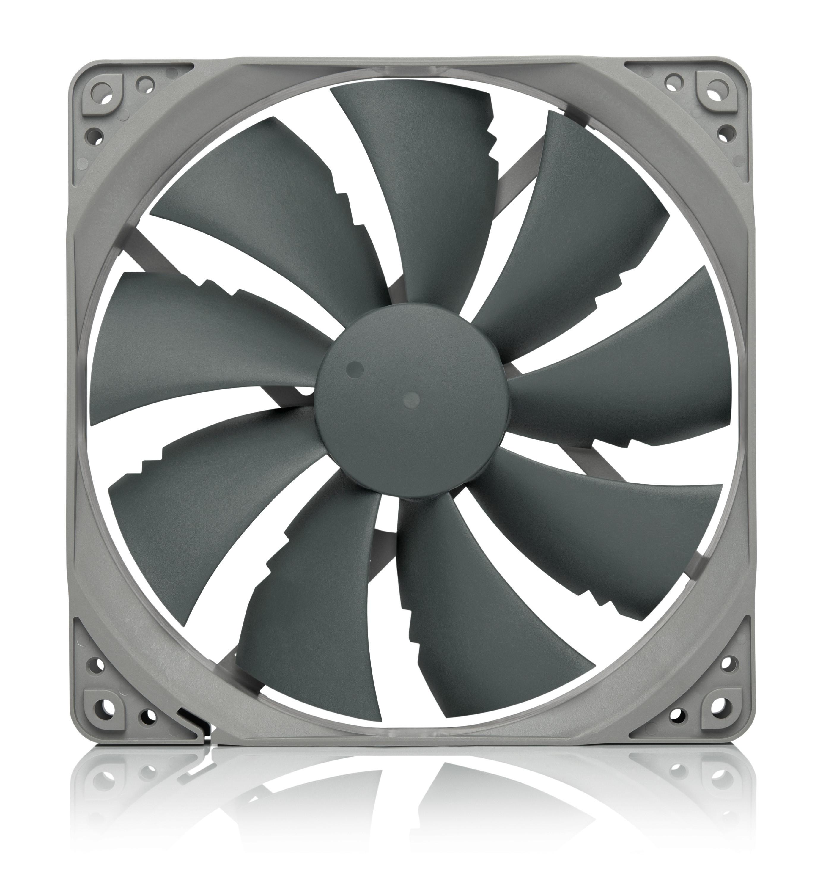 Noctua NF-P14S REDUX-1200 PWM computer cooling system Kompiuterio dėklas Fan 14 cm Pilkas