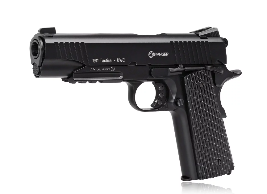 Pneumatinis šautuvas Pneumatinis šautuvas Ranger 1911 BB KWC Kal. 4,5 BBS Blow Back 17 Strz. Visas metalas Co2