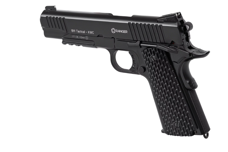 Pneumatinis šautuvas Pneumatinis šautuvas Ranger 1911 BB KWC Kal. 4,5 BBS Blow Back 17 Strz. Visas metalas Co2