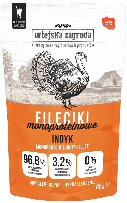 COUNTRY FARM Monoprotein Calacutine filė – Šlapias katėms skirtas ėdalas – 85 g
