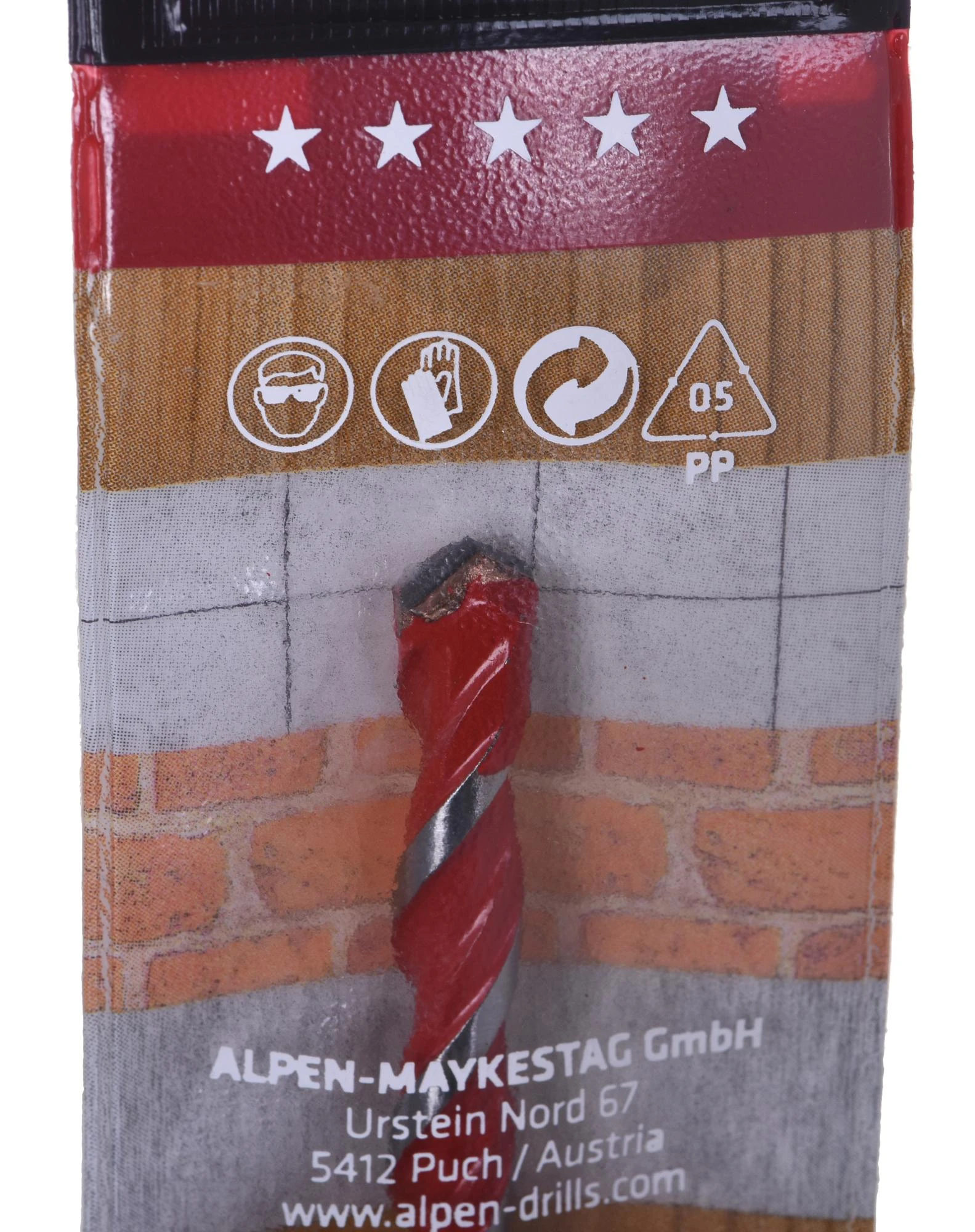 Alpen grąžtas Universalus grąžtas MultiCut; 8,0 mm ALPEN 729008001
