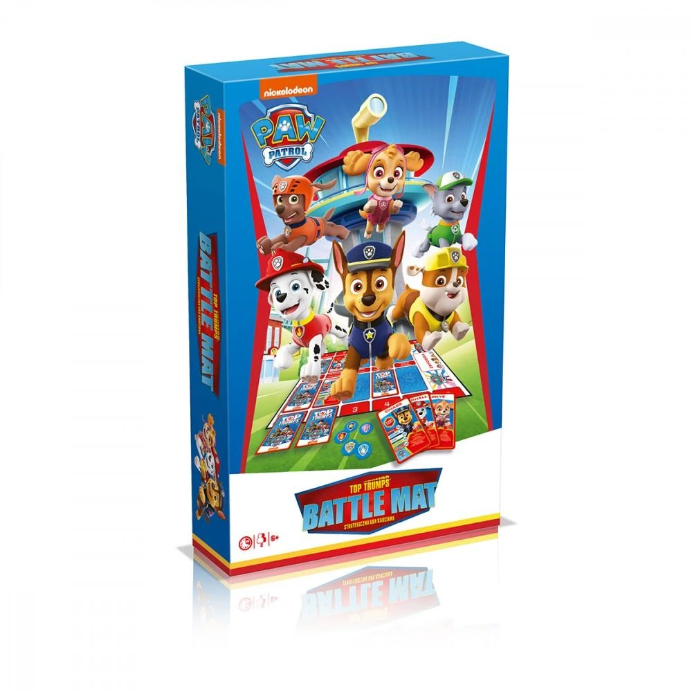 Winning Moves Pergalingi judesiai Top Trumps Battle Mat Psi Patrol