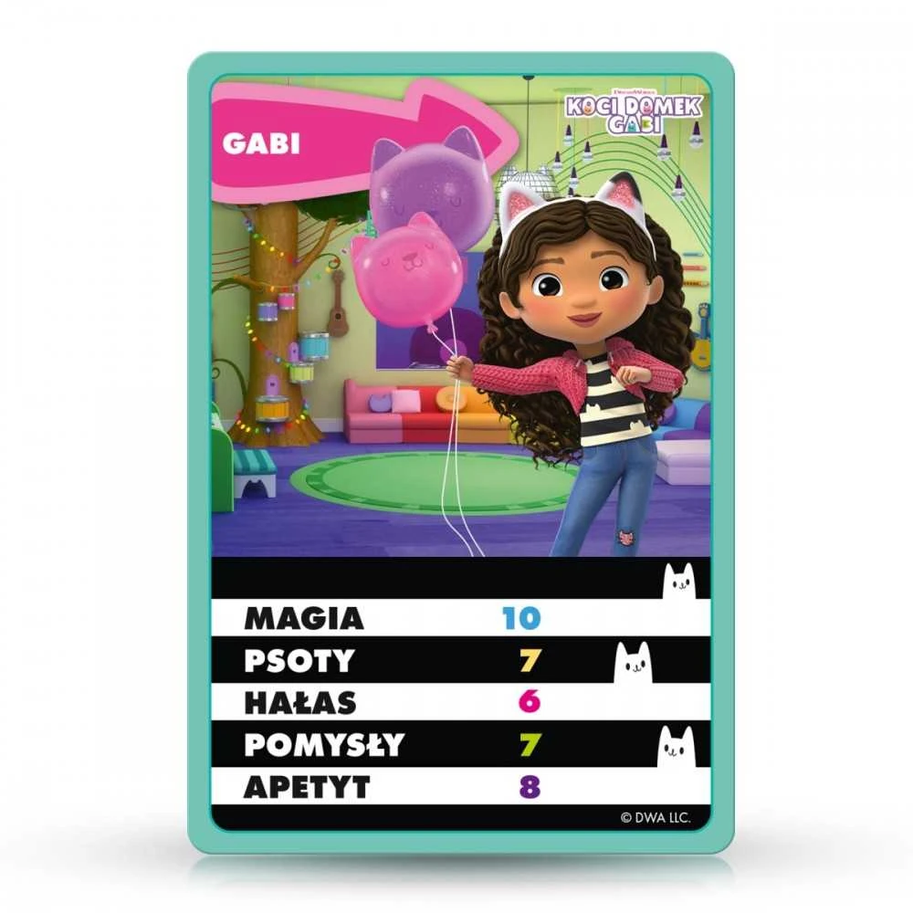 Winning Moves LAIMĖJANTYS ***** TOP TRUMPS gra karciana Gabi WM04165 53730