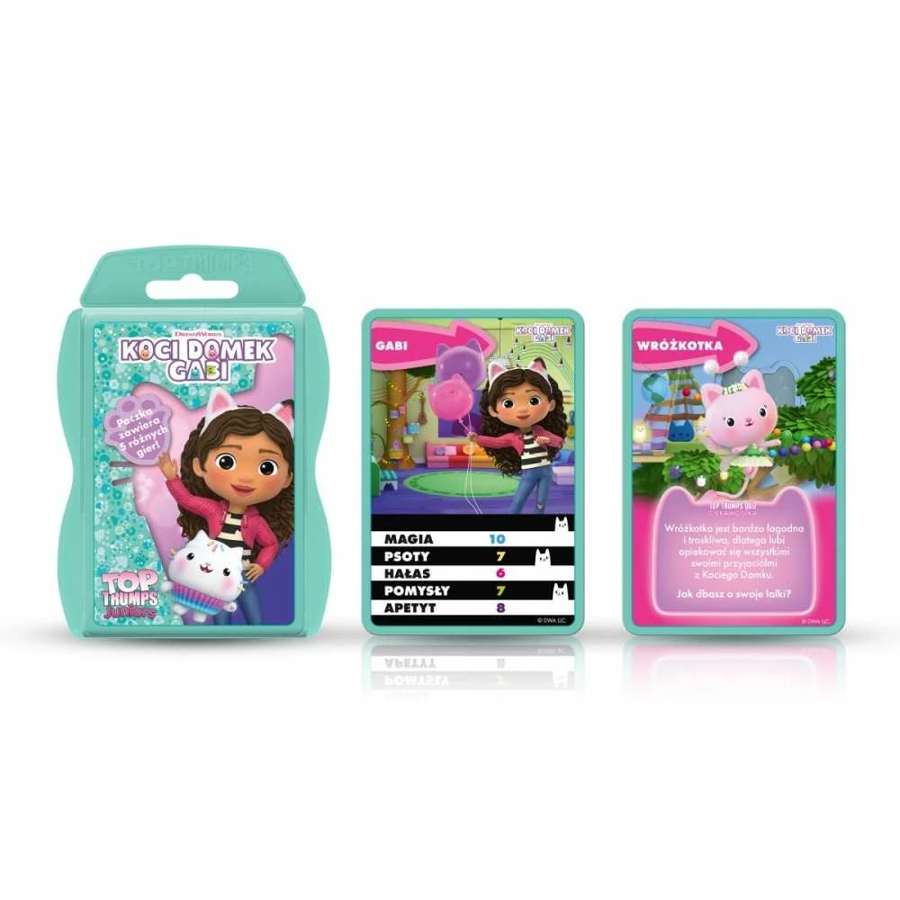 Winning Moves LAIMĖJANTYS ***** TOP TRUMPS gra karciana Gabi WM04165 53730