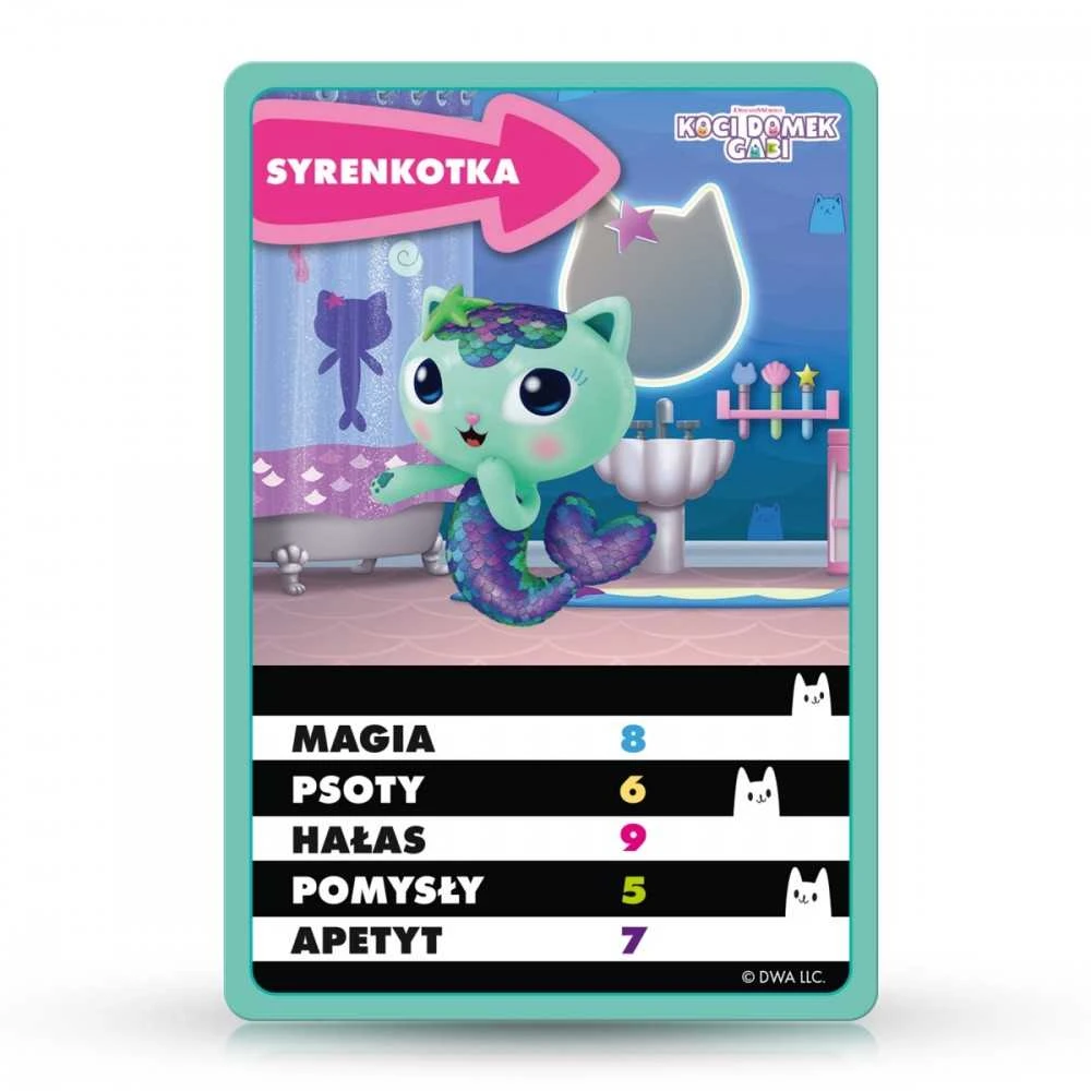 Winning Moves LAIMĖJANTYS ***** TOP TRUMPS gra karciana Gabi WM04165 53730