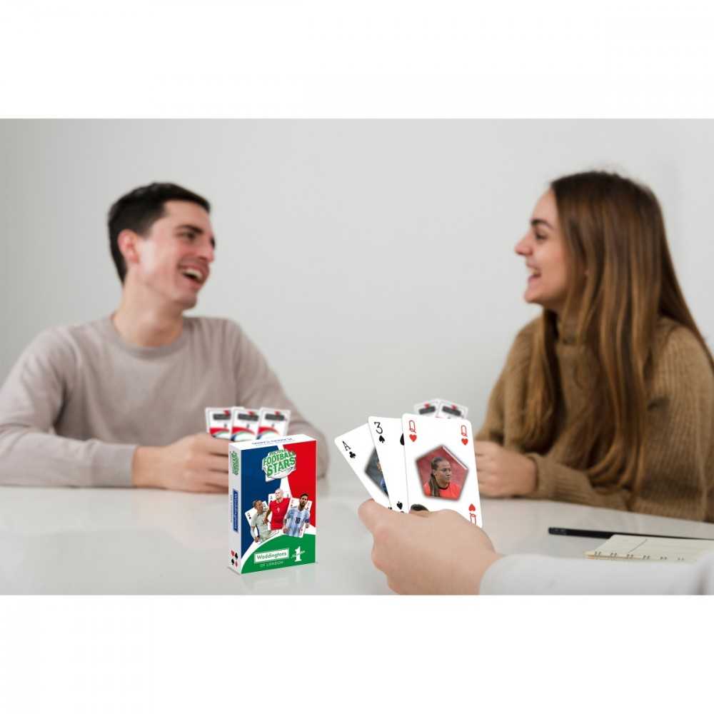 Winning Moves Knygynas „World Football Stars Waddingtons“ Nr. 1 žaidimo kortos