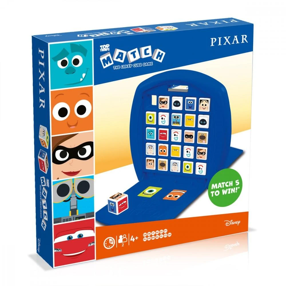 Winning Moves Laimėjimo judesiai Gra Top Trumps Match Pixar