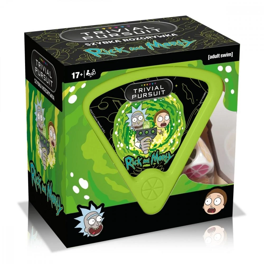 Winning Moves Trivial Pursuit Rick & Morty kortų viktorinos žaidimas 600 klausimų