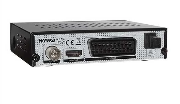 TV Priedėlis - WIWA Imtuvas DVB-T/T2 H.265 Pro Juodas