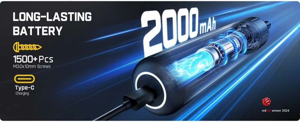Grąžtas „Fanttik S1 Pro“ elektrinių atsuktuvų rinkinys