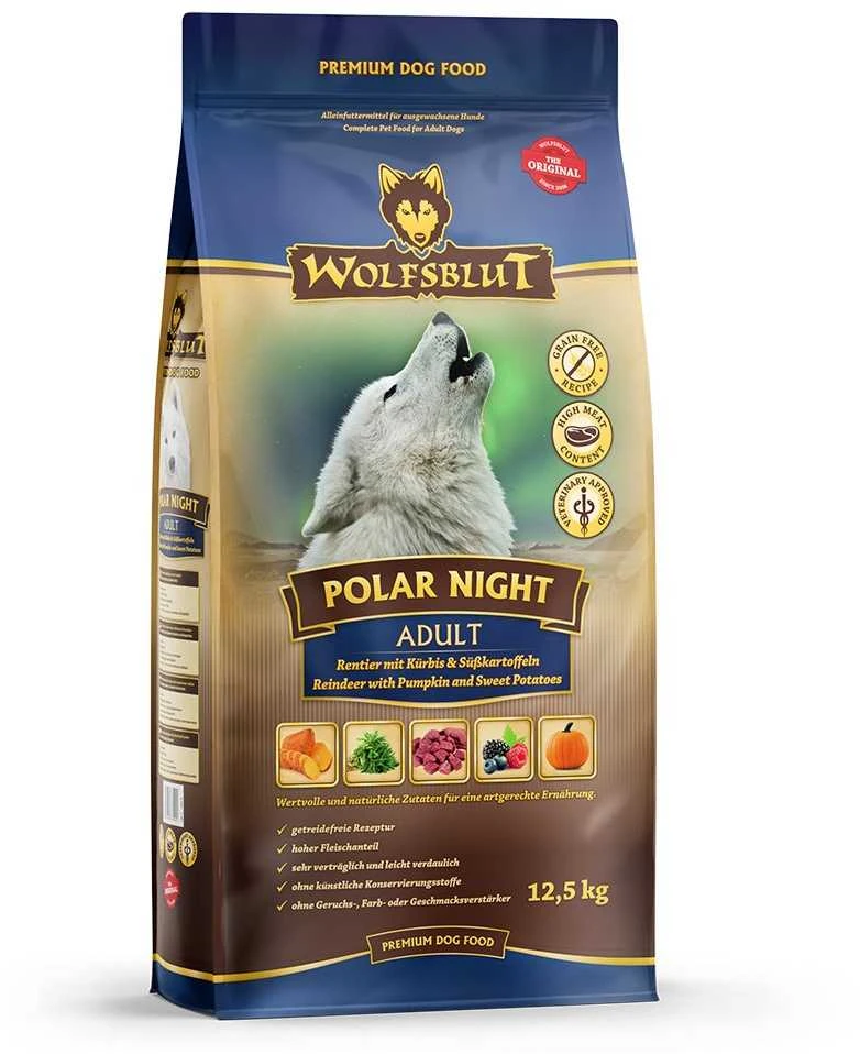 Šunų Maistas - WOLFSBLUT Polar Night Elnių Sausas 12.5kg 24% Baltymų Be Glitimo