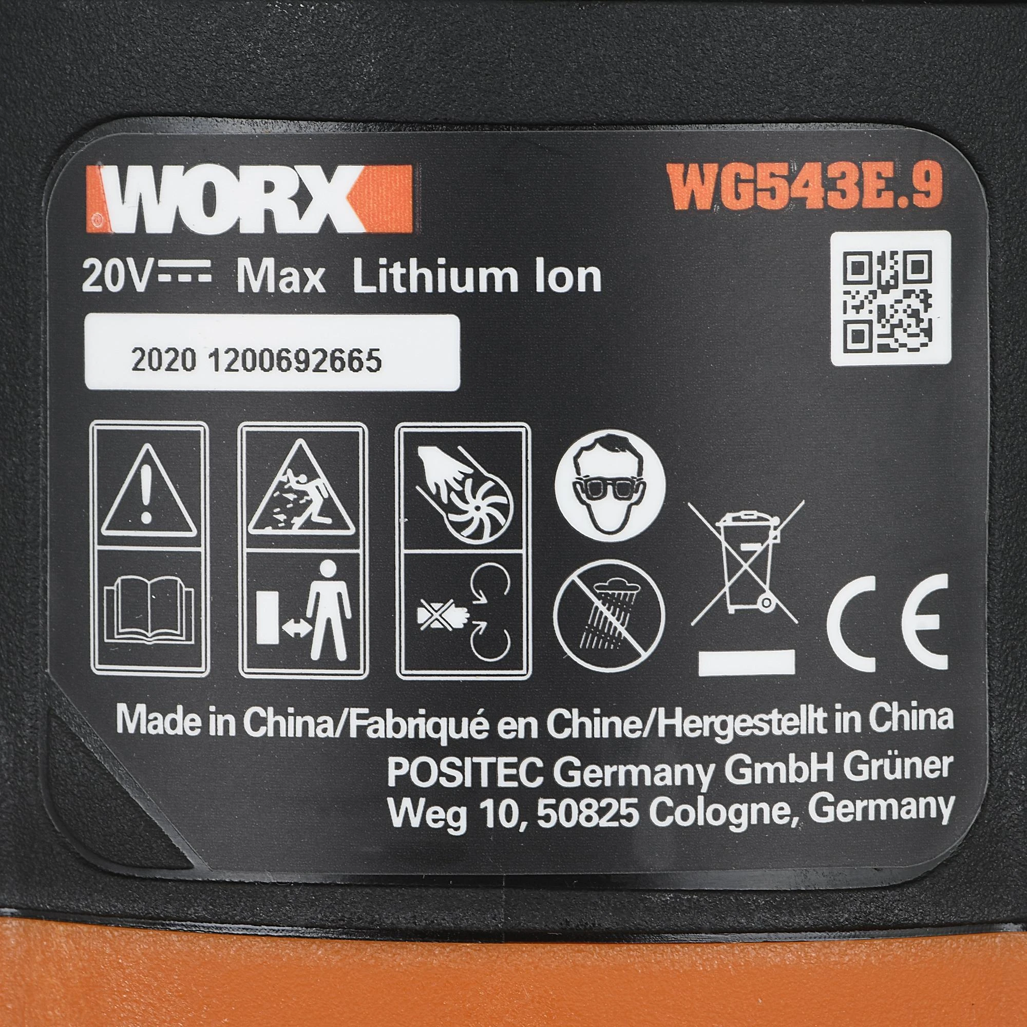 Akumuliatorinis pūstuvas Worx WG543E.9 20V E.9 LEAFJET, be baterijos ir įkroviklio, 6943475862602