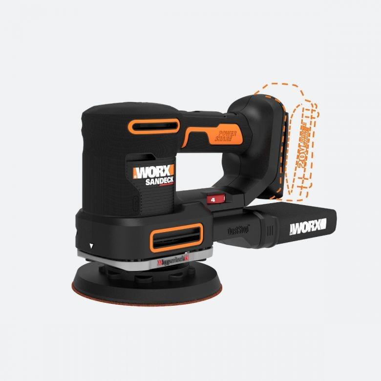 vibracinis šlifuoklis WORX WX820.9