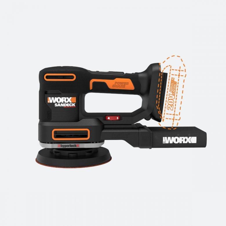 vibracinis šlifuoklis WORX WX820.9