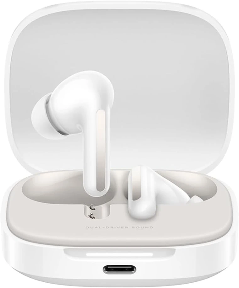Ausinės Xiaomi Redmi Buds 6 | Bluetooth | į ausis įkišamos | Mikrofonas | Ceramic Baltas | Noise canceling