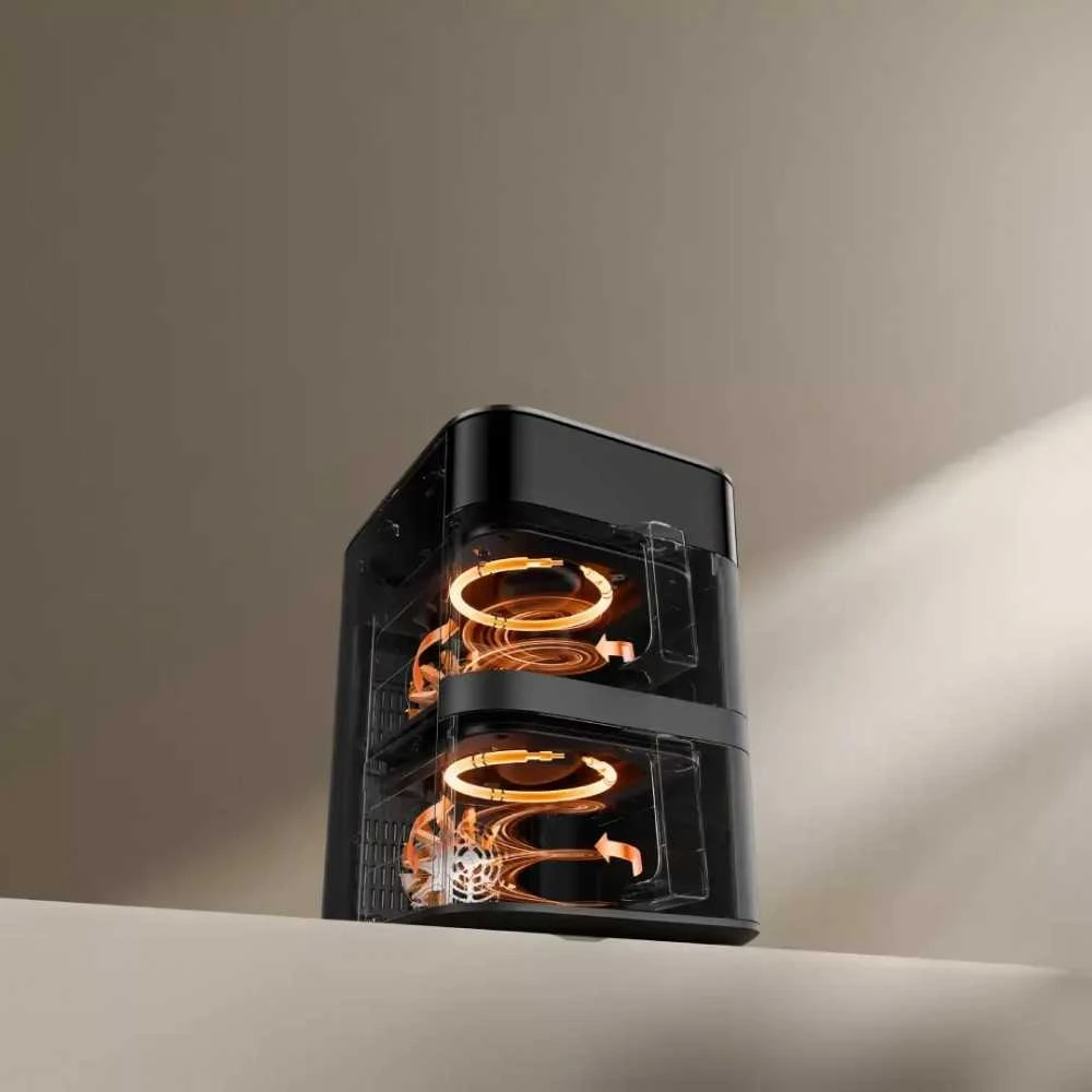 Karšto oro gruzdintuvė Xiaomi Smart Double Stack Air Fryer 12 L, 2800 W