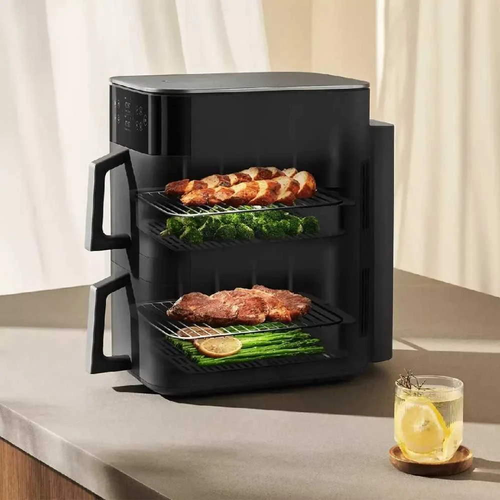 Karšto oro gruzdintuvė Xiaomi Smart Double Stack Air Fryer 12 L, 2800 W