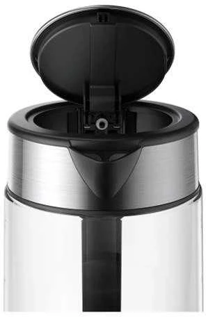Xiaomi | Elektrinis stiklas Virdulys EU | Elektrinis | 2200 W | 1,7 l | Stiklas | 360° sukamasis pagrindas | Juodas/Nerūdijantis plienas