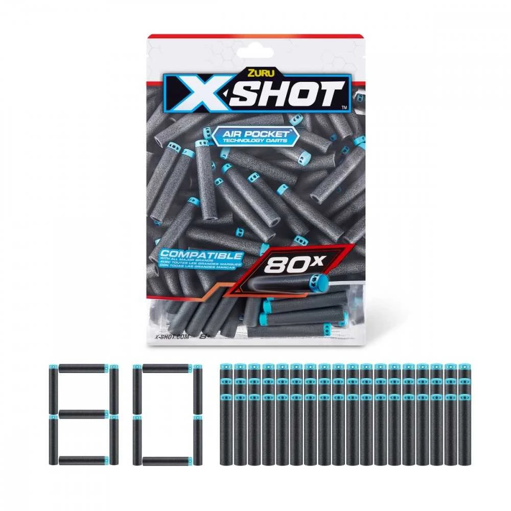 XShot X SHOT - Excel 80 vnt. papildymo strėlyčių - (36589)