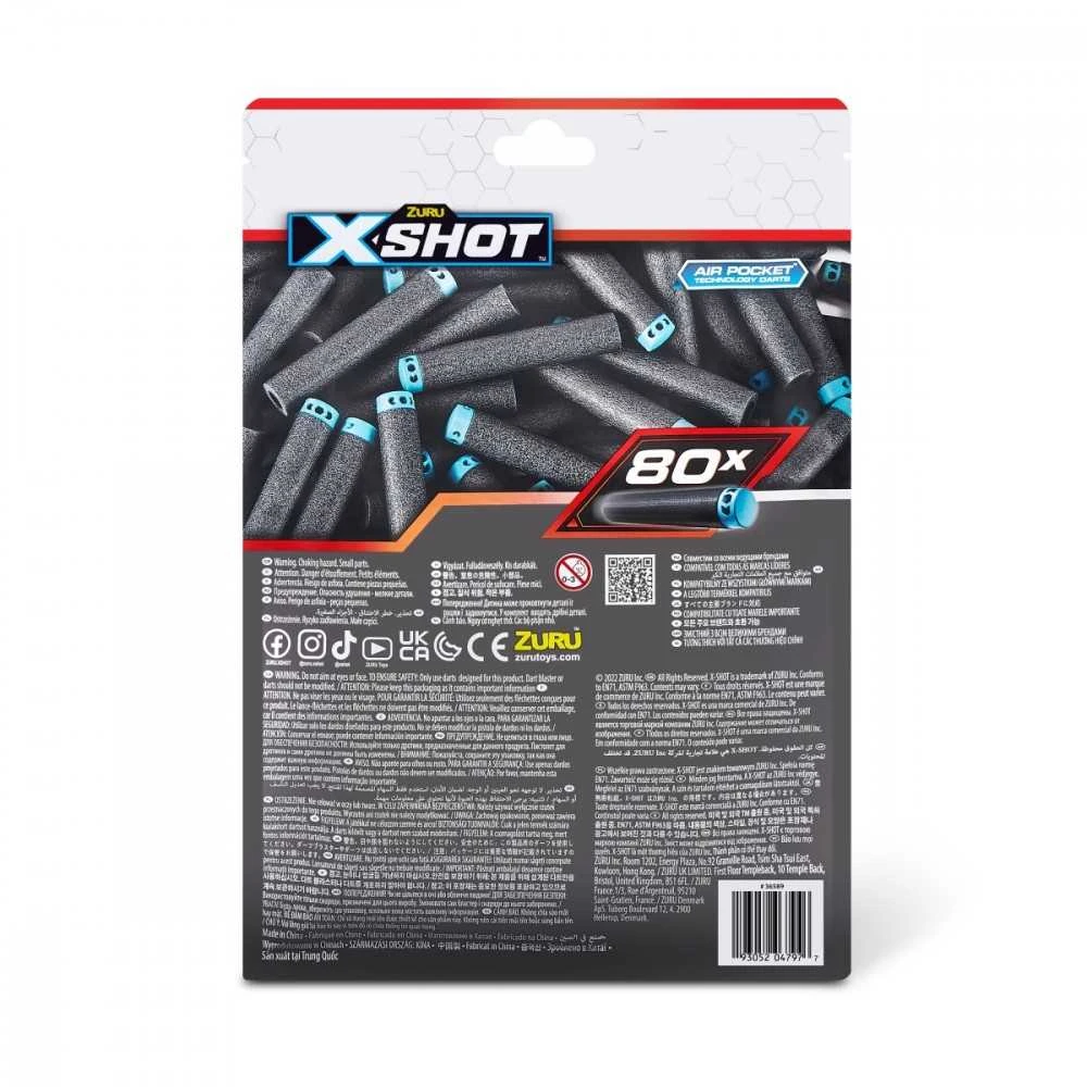XShot X SHOT - Excel 80 vnt. papildymo strėlyčių - (36589)