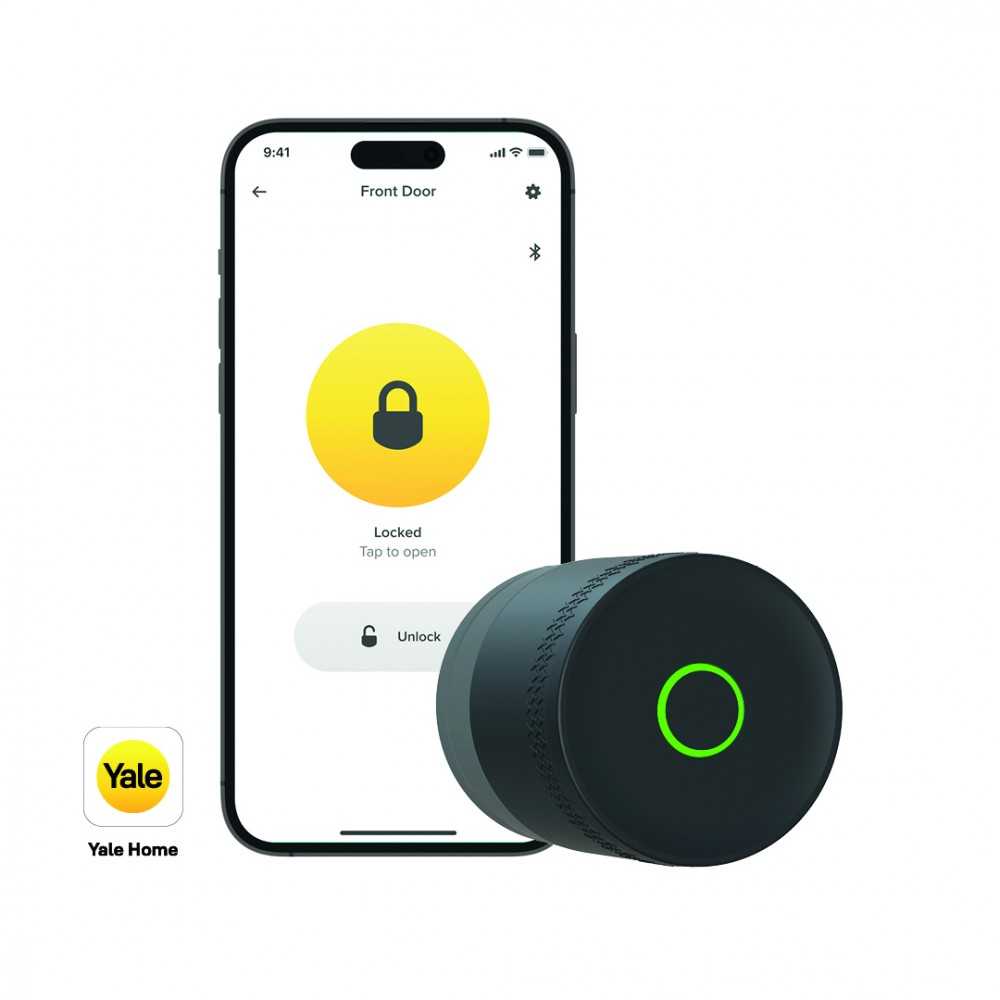 Yale Linus Smart Lock L2 Lite - išmanioji durų spyna Juodas
