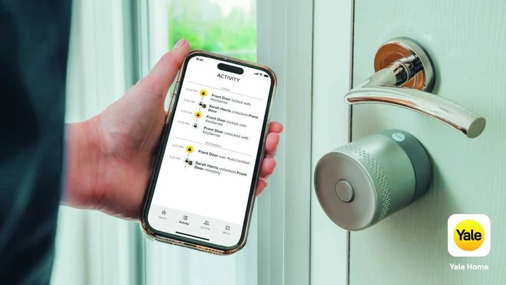 Yale Linus Smart Lock L2 Lite - išmanioji durų spyna (sidabrinė)
