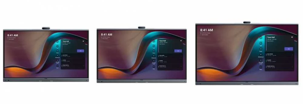 Monitorius System interaktywny Yealink Yealink MeetingBoard Pro Interaktyvus płaski panel 2,18 m (86'') LCD Wi-Fi 400 cd/m² 4K Ultra HD Juodas Ekran dotykowy Procesor įmontuotas Android