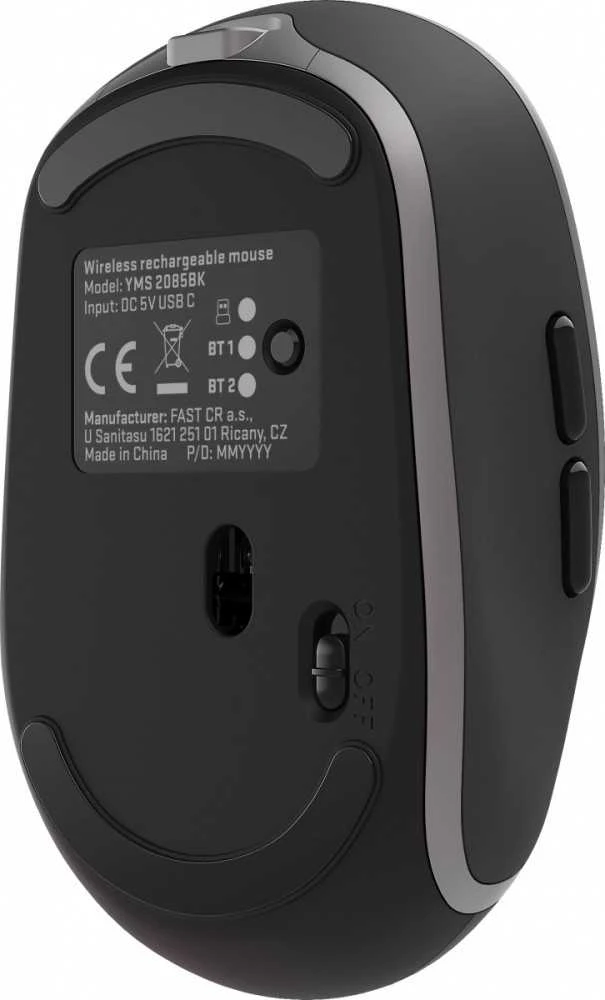 Yenkee Belaidė pelė dviguba wifi + 5 įkraunami bluetooth mygtukai