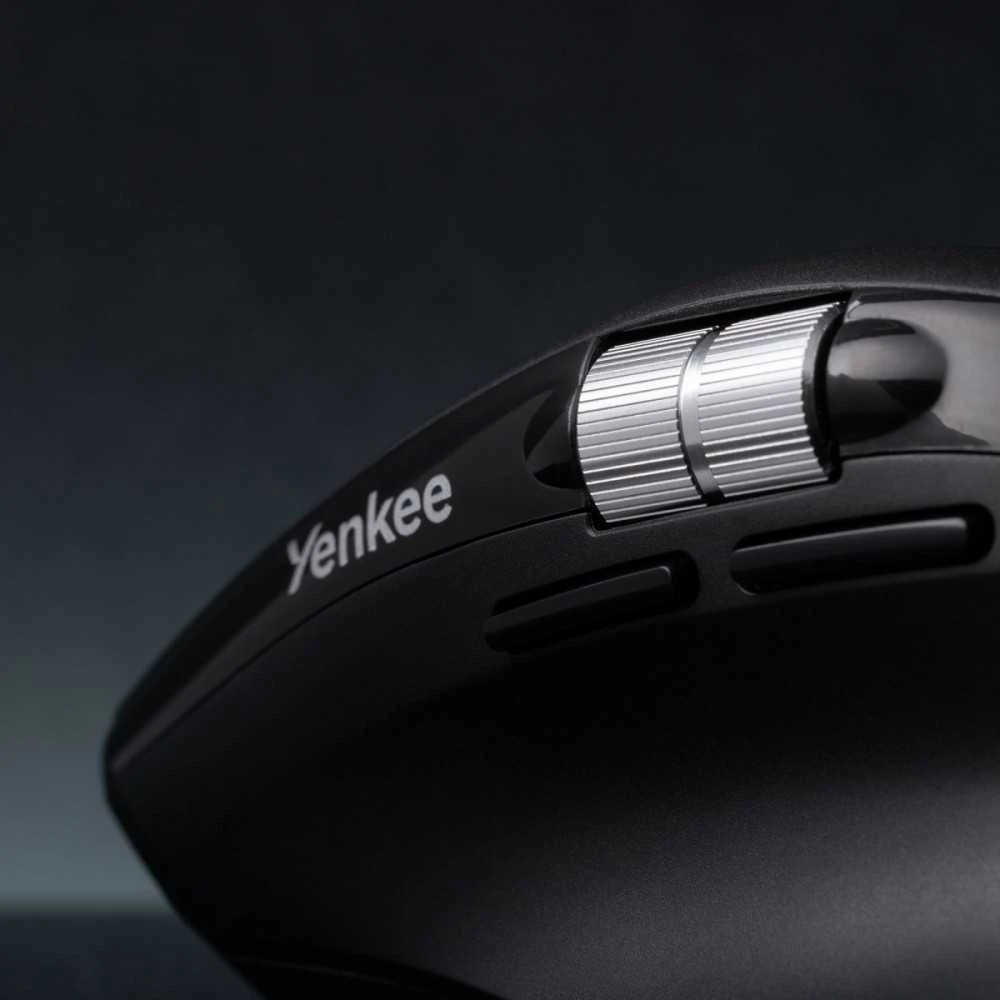 Yenkee Belaidė įkraunama pelė, dviguba 2xBT + USB2.4G „flying scroll“