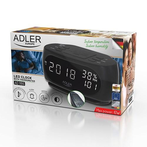Adler | Laikrodis su termometru | 1186 m. AD | Juodas