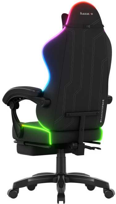 Žaidimų kėdė Huzaro Force 3.7 RGB, juodos spalvos