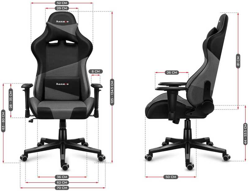HUZARO FORCE 6.2 Pilkas Mesh Gaming Armfair