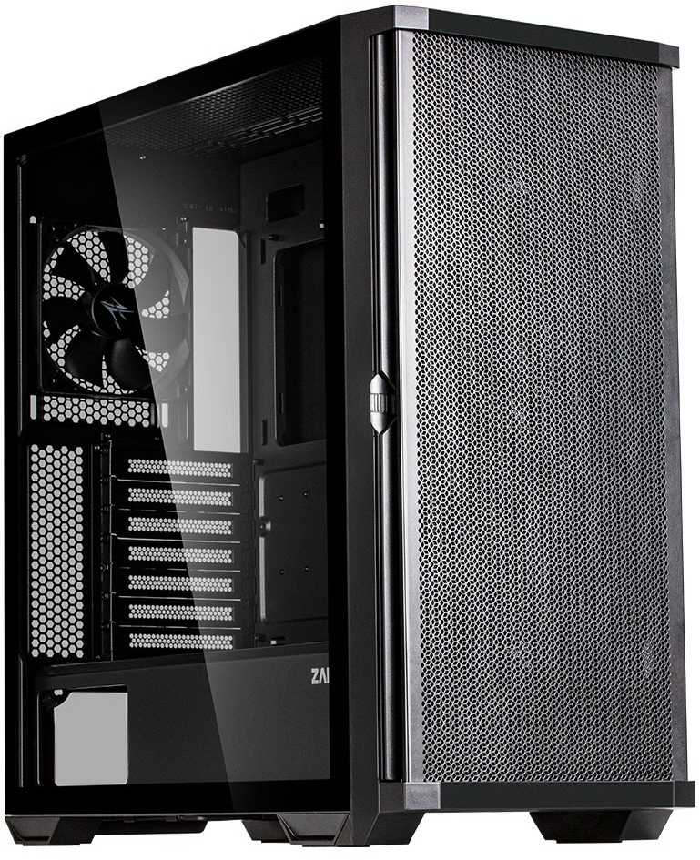 Zalman Case z10 atx vidurio bokšto juodas ventiliatorius x4