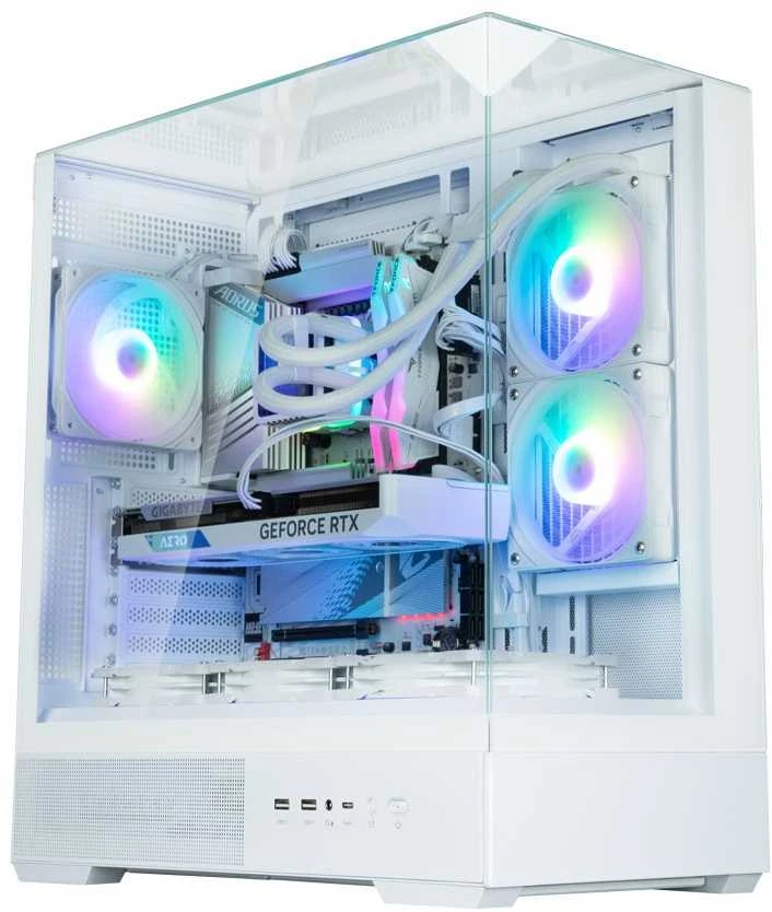 Kompiuterio korpusas Zalman P40 Prism, Mid-Tower, Baltas