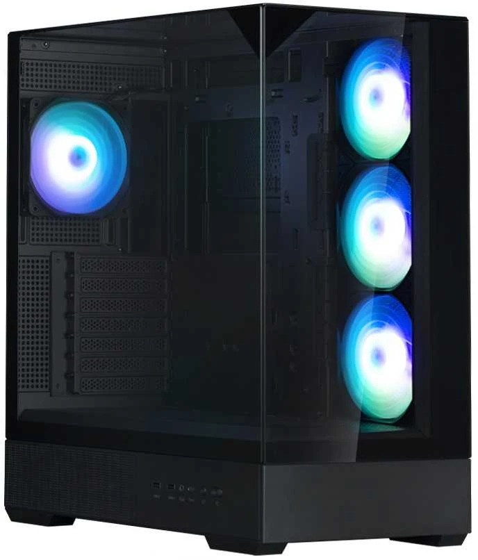 Zalman „Obudowa p40 prism plus“ vidutinio dydžio bokšto tipo kompiuteris, juodas