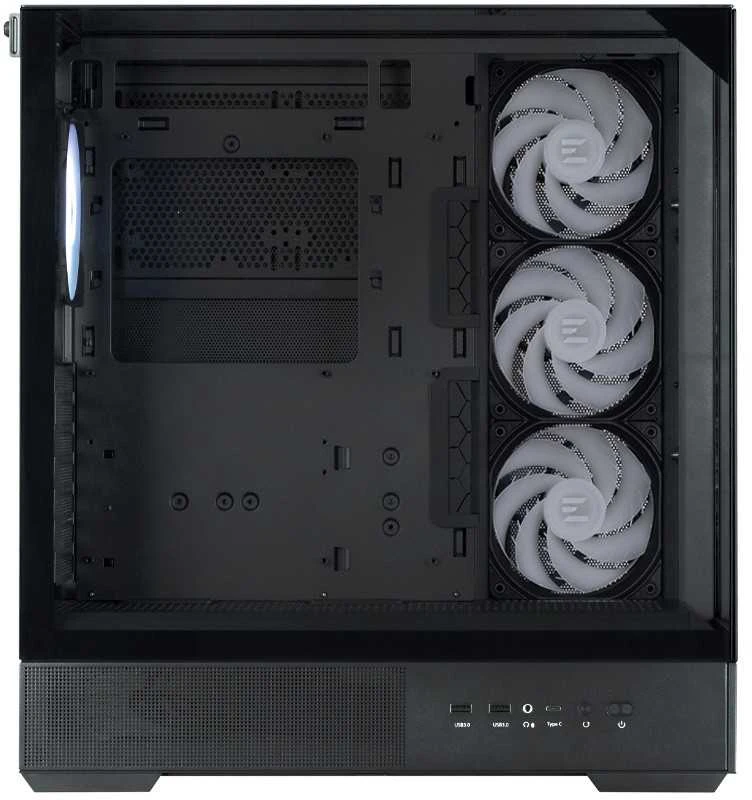 Zalman „Obudowa p40 prism plus“ vidutinio dydžio bokšto tipo kompiuteris, juodas
