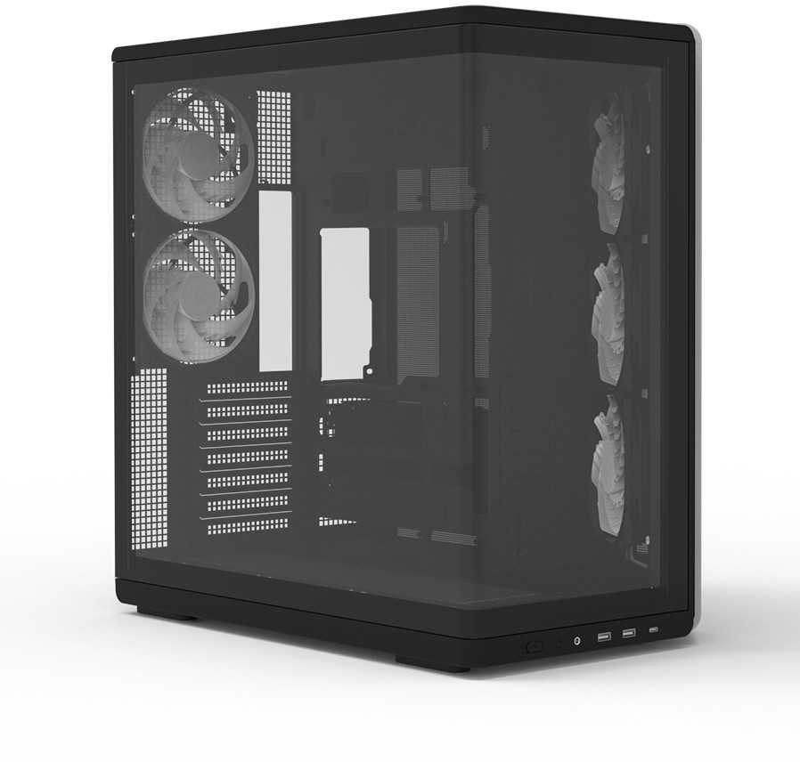 Zalman Obudowa P60 Mid-Tower 5x ARGB fans juoda