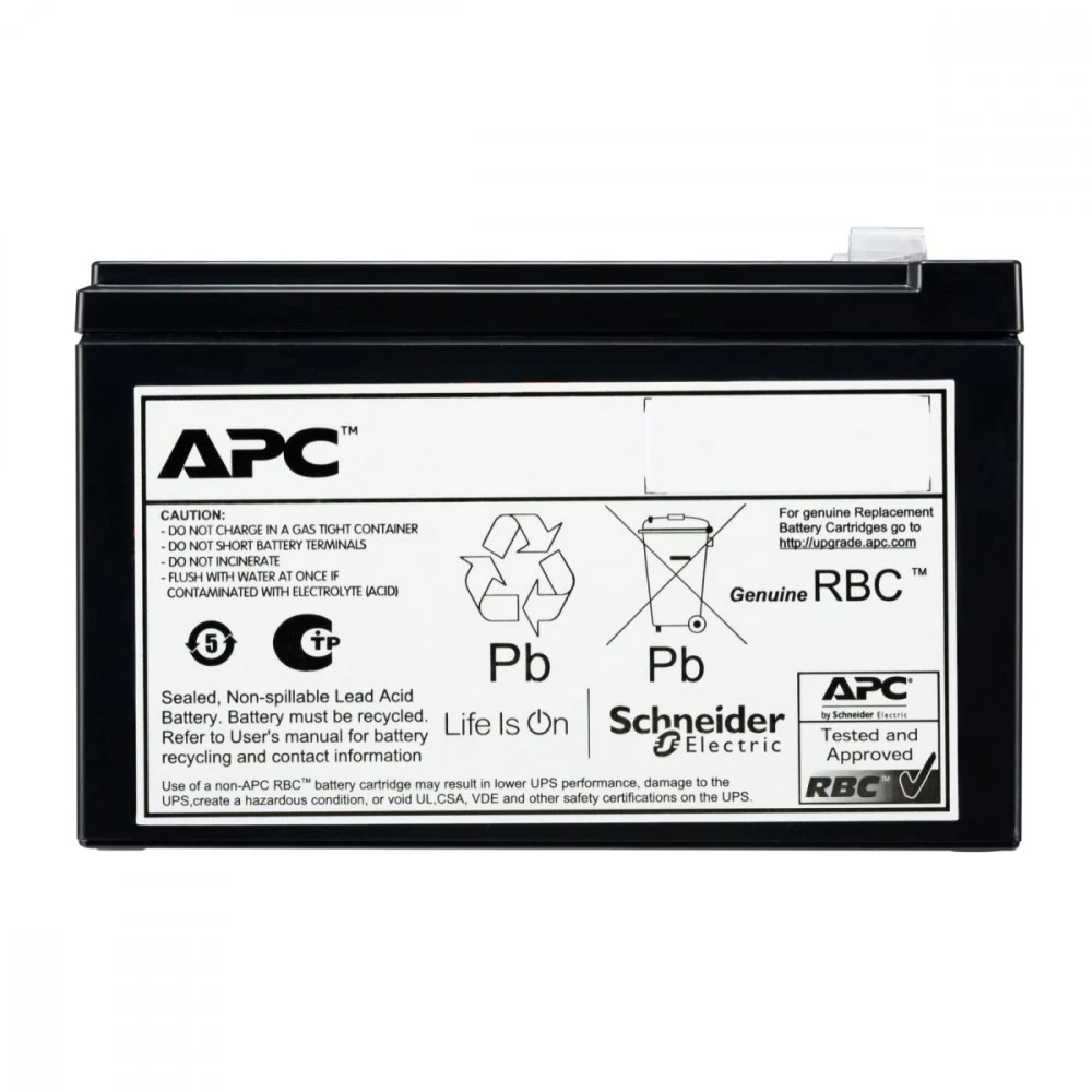 Zamienna kaseta akumuliatorinė apc, vrla, 9 ah, 72 v dc do ups srv3ki-e