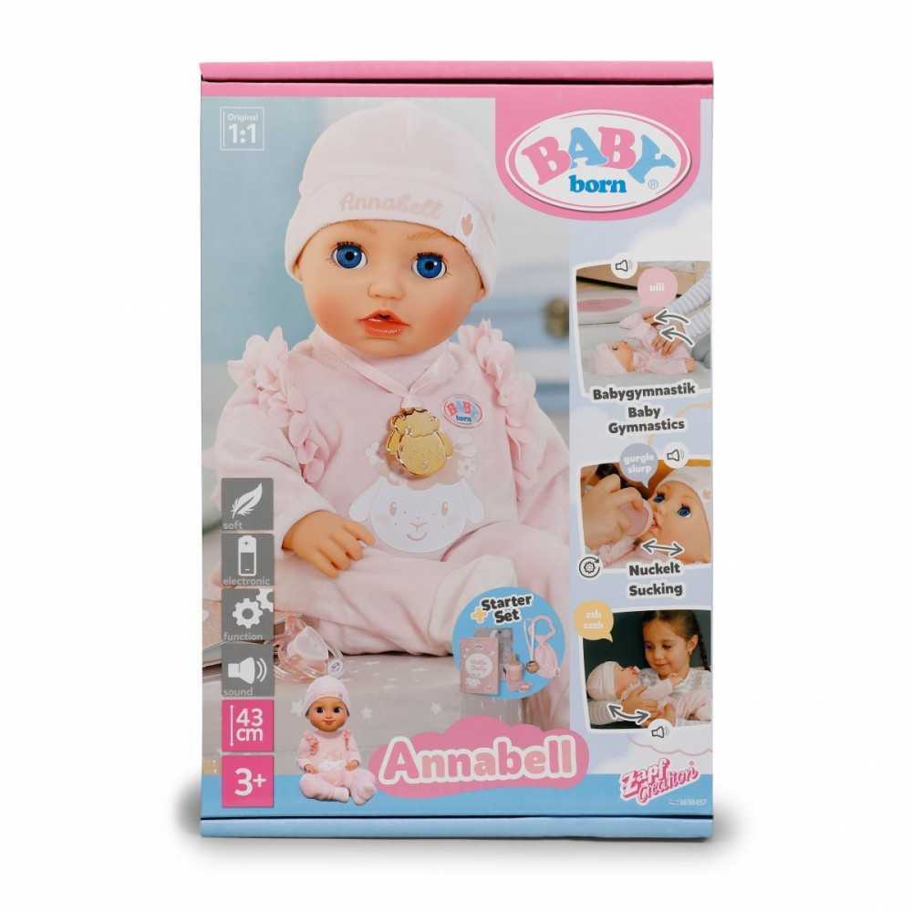 Zapf MGA BABY BORN Annabell 43cm 838457 /6