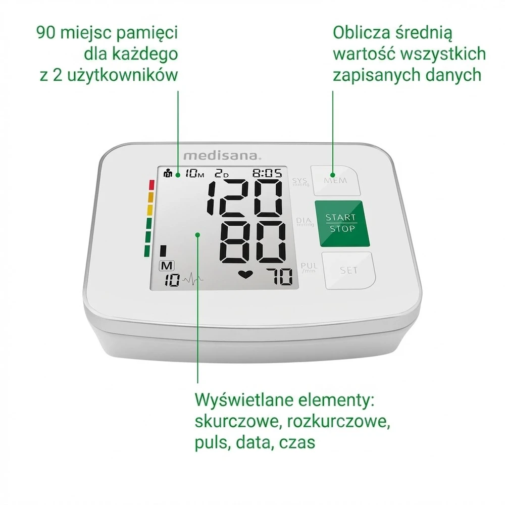 Kraujospūdžio matuoklis Medisana BU512 51162